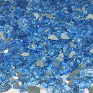 Fire Pits Glass- Blue